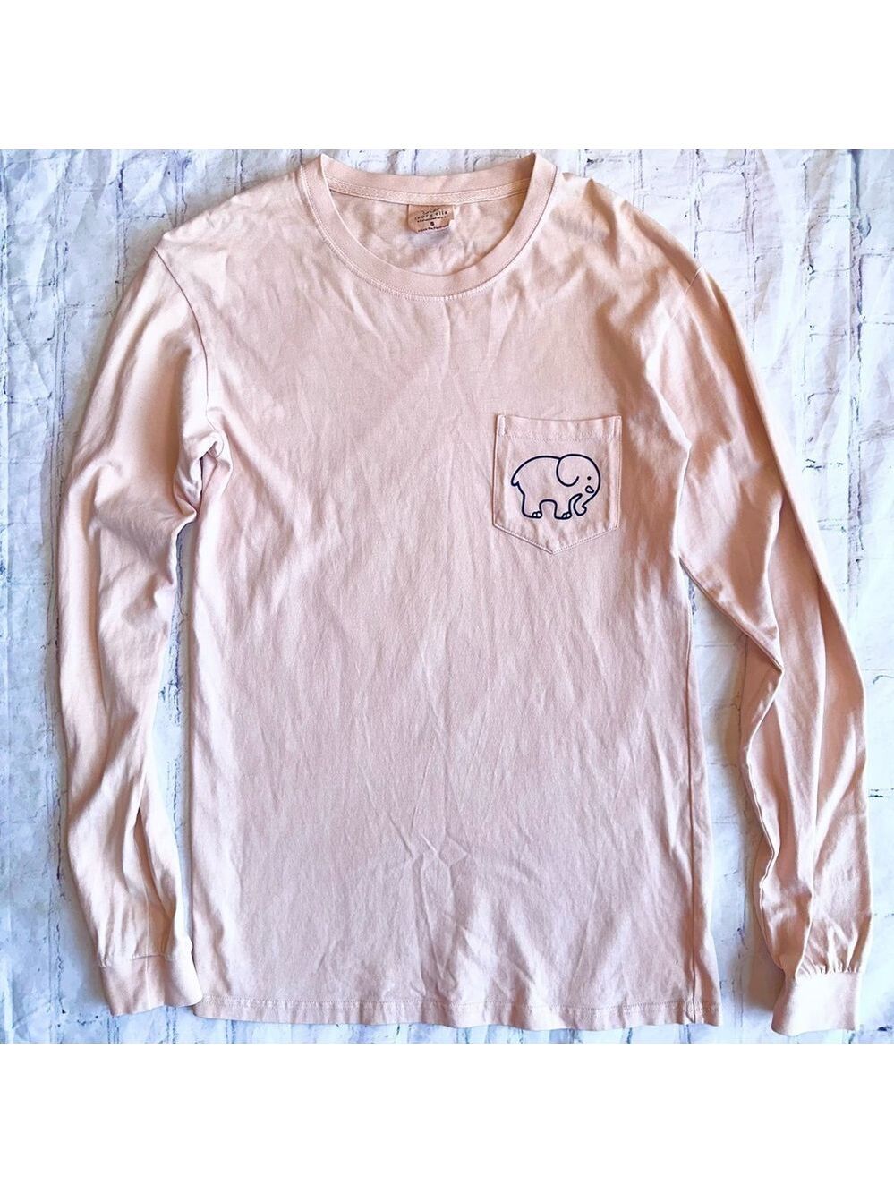 NWOT Women’s Small Ivory Ella LS Heavy Weight TShirt